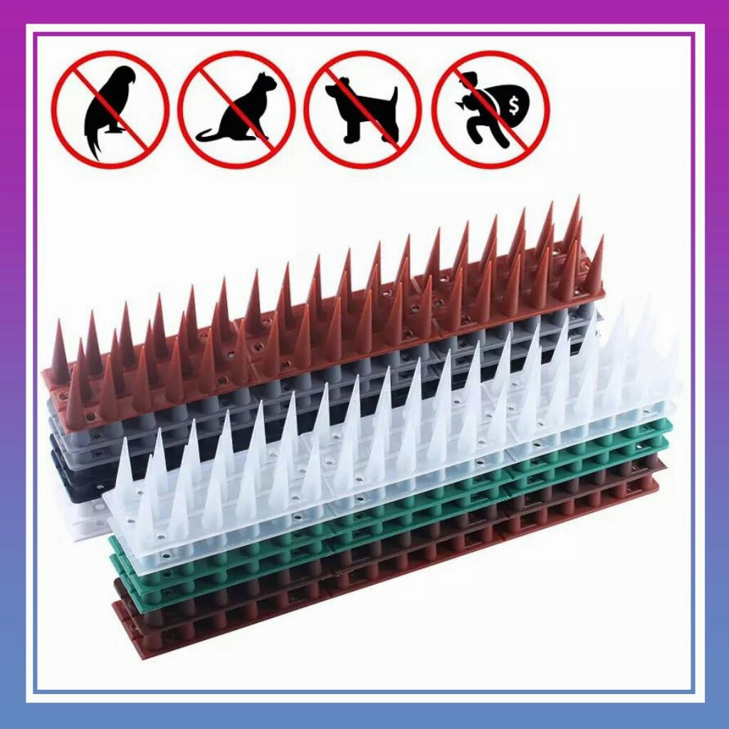 1pcs Plastic Bird Spike Wall Fence Spikes Anti Climb Spikes Fence Wall Security Cat Repell Pest