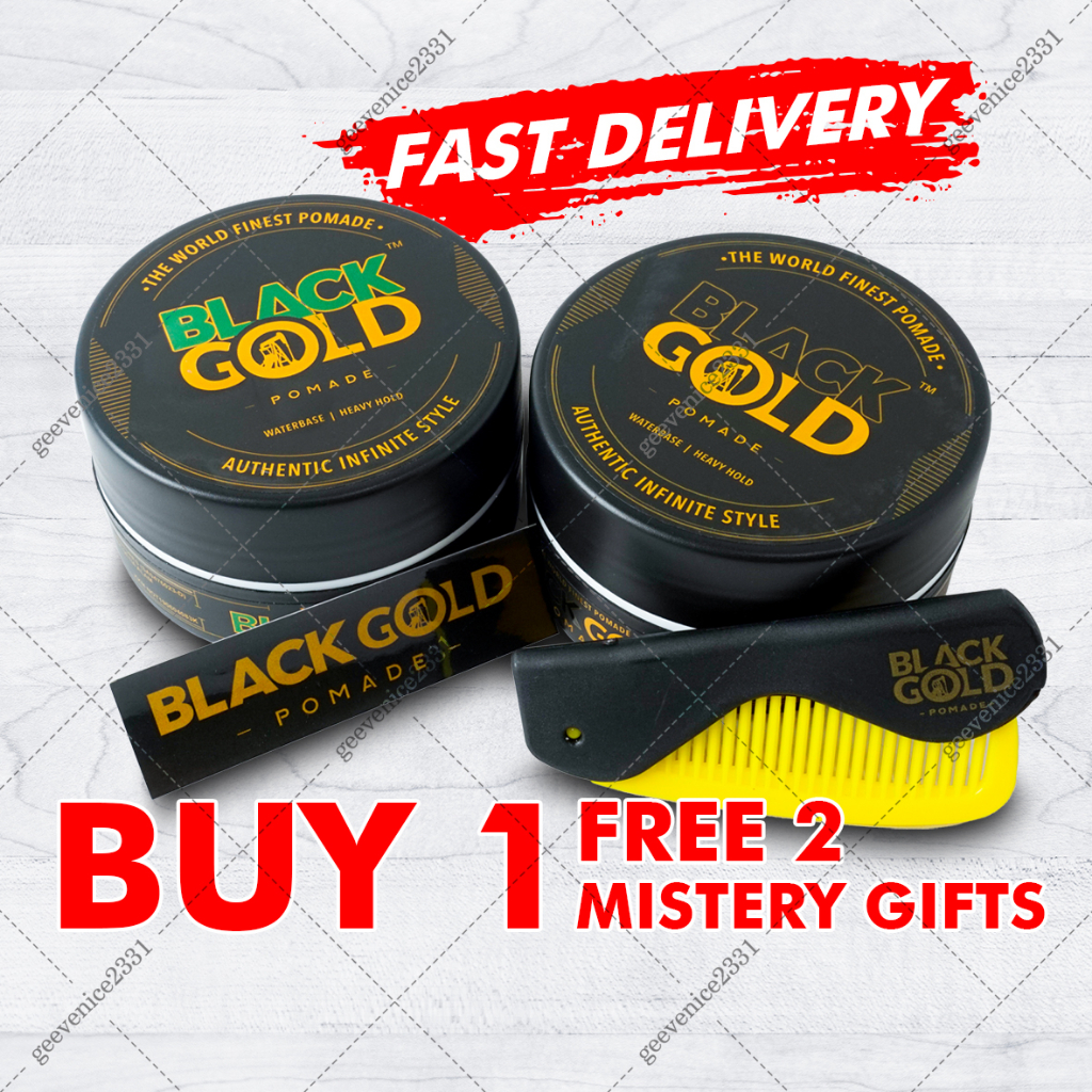 [2 FREE GIFT] BLACK GOLD POMADE 150g