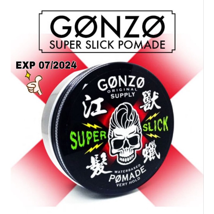 GONZO SUPER SLICK POMADE 100% ORIGINAL