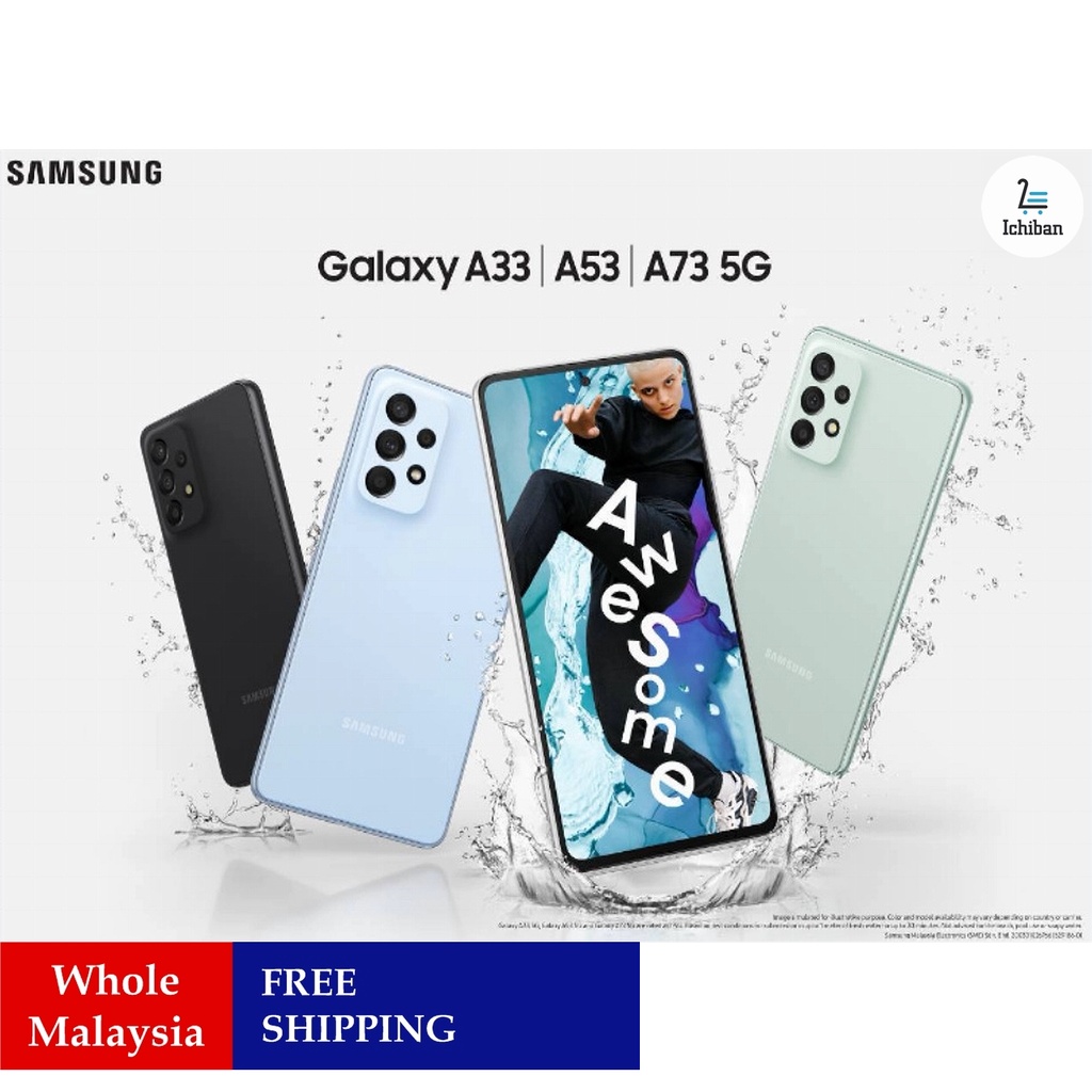 [New Launch] Samsung Galaxy A33 5G / A53 5G / A73 5G Android Smartphone | Original 1 Year Samsung Malaysia Warranty