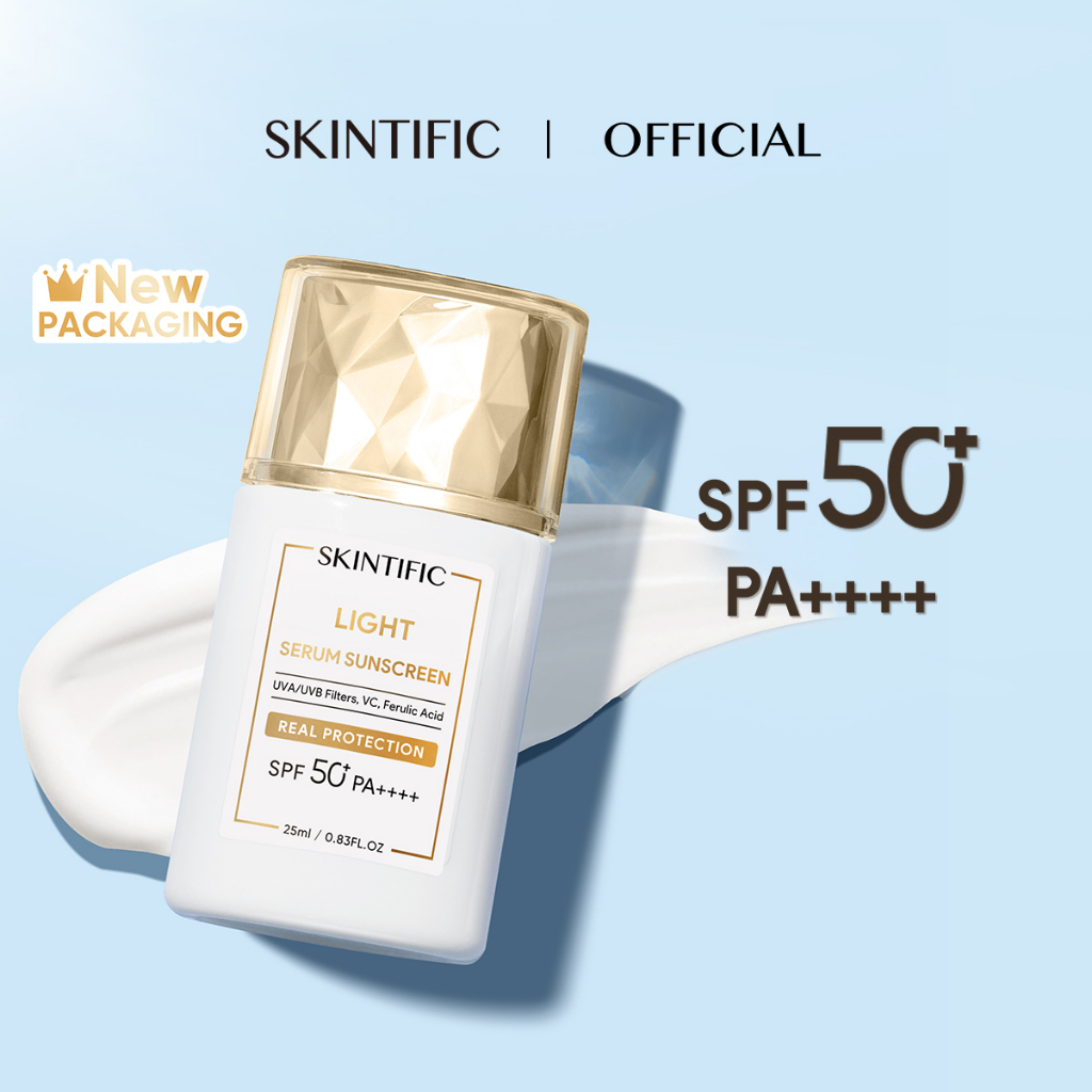 SKINTIFIC Sunscreen Light Serum SPF50 PA++++ Skincare Sunblock Stick Oily Acne-Prone UV Protection